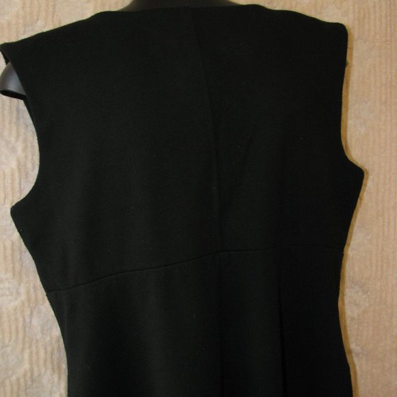 Lori M Collection Women's Classic Black Sleeveless Mini Dress ~ Large - Picture 7 of 10